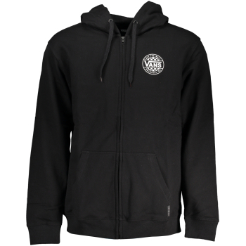 VANS MEN'S BLACK ZIPPED HOODY