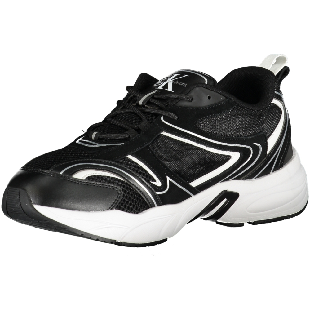 CALVIN KLEIN BLACK MEN'S TRAINERS
