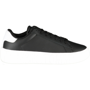 TOMMY HILFIGER BLACK MEN'S TRAINERS