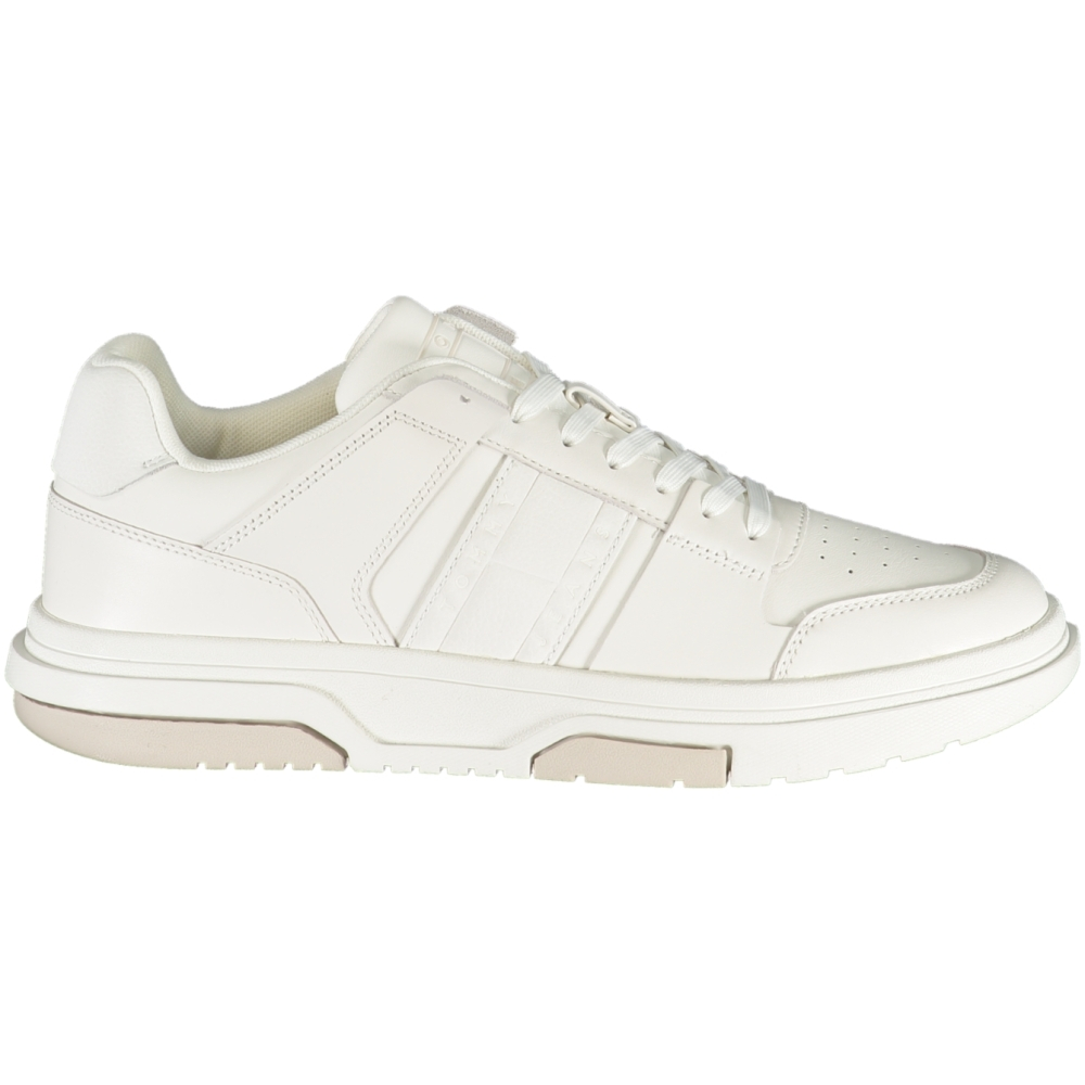 TOMMY HILFIGER MEN'S WHITE TRAINERS