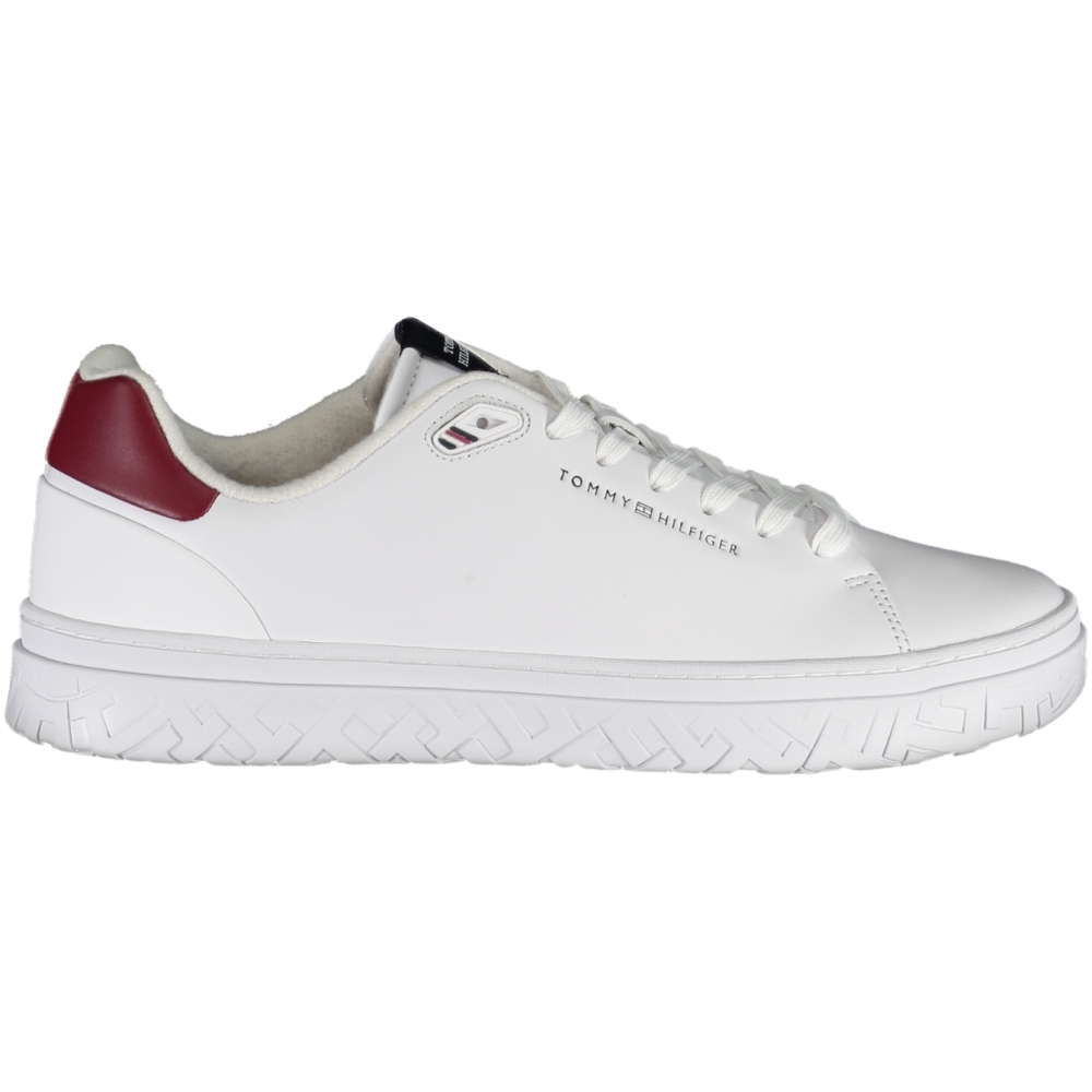 TOMMY HILFIGER MEN'S WHITE TRAINERS