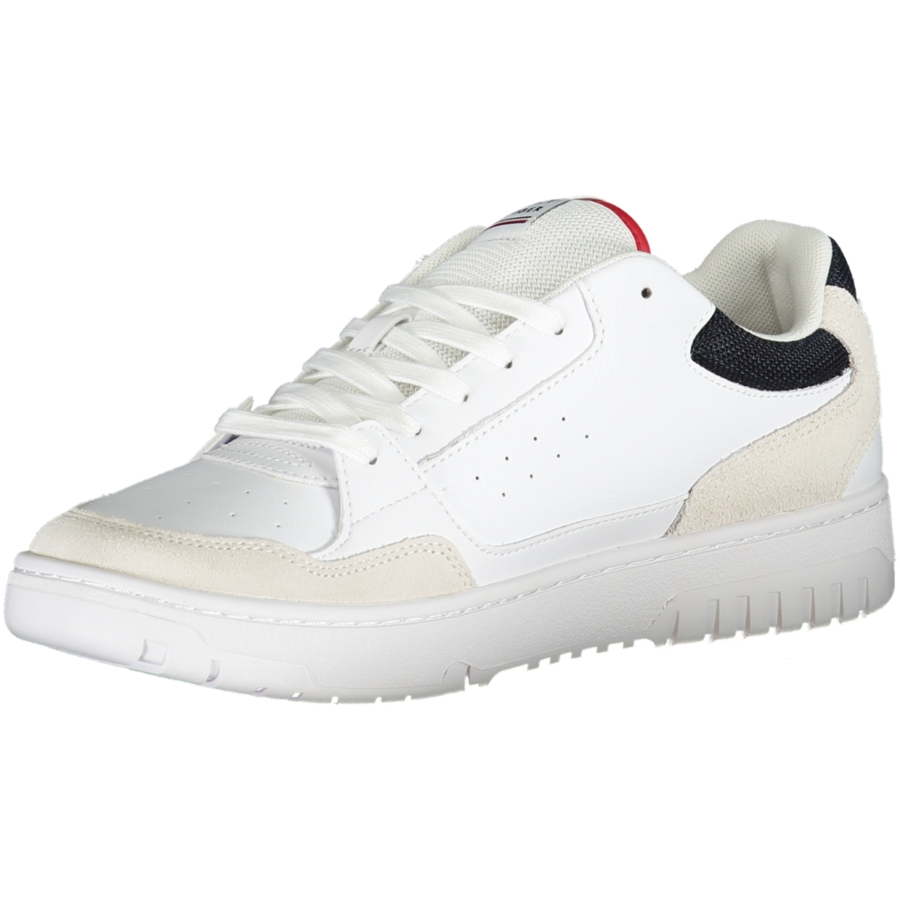 TOMMY HILFIGER MEN'S WHITE TRAINERS