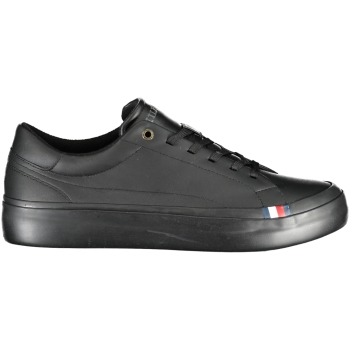 TOMMY HILFIGER BLACK MEN'S TRAINERS