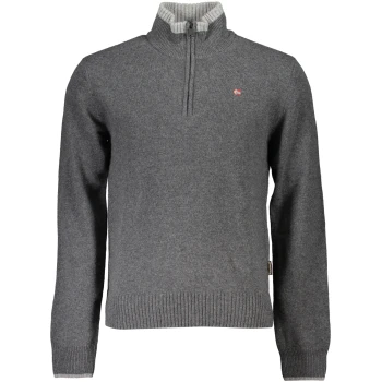 NAPAPIJRI MEN'S GRAY SWEATER