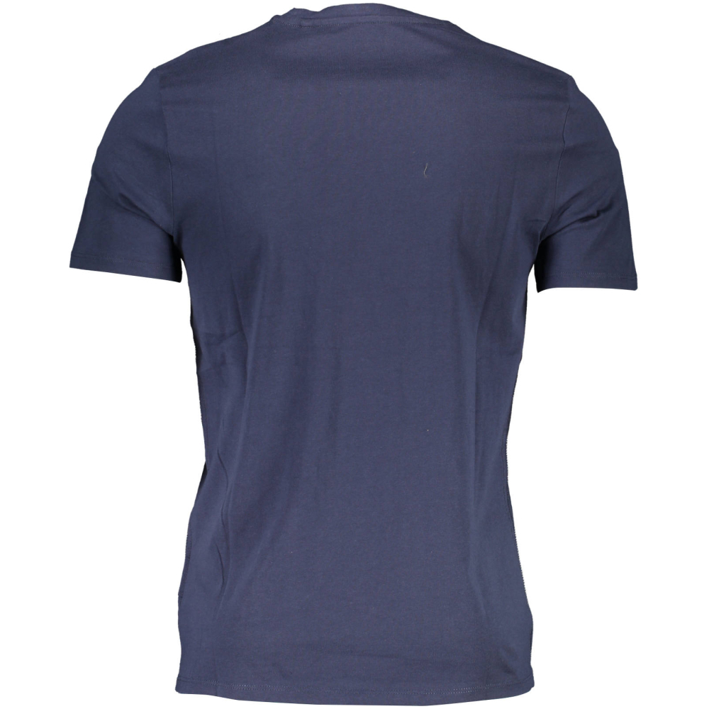 GUESS JEANS MEN'S NAVY BLUE SLIM FIT T-SHIRT