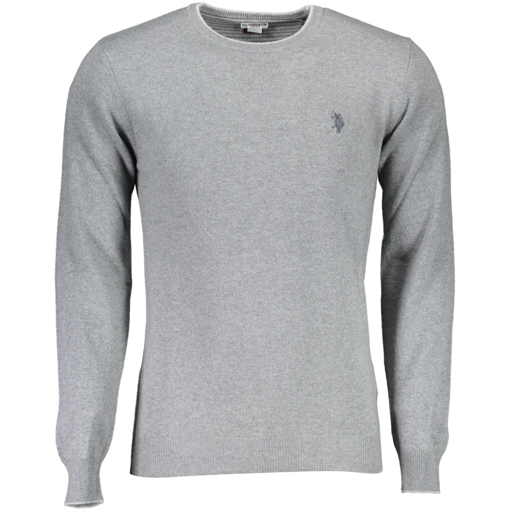 US POLO GRAY MEN'S SWEATER