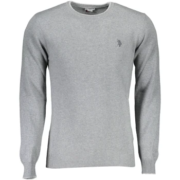 US POLO GRAY MEN'S SWEATER