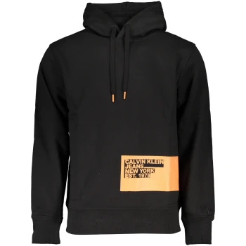 CALVIN KLEIN MEN'S BLACK HOODY CALVIN KLEIN MEN'S BLACK HOODY