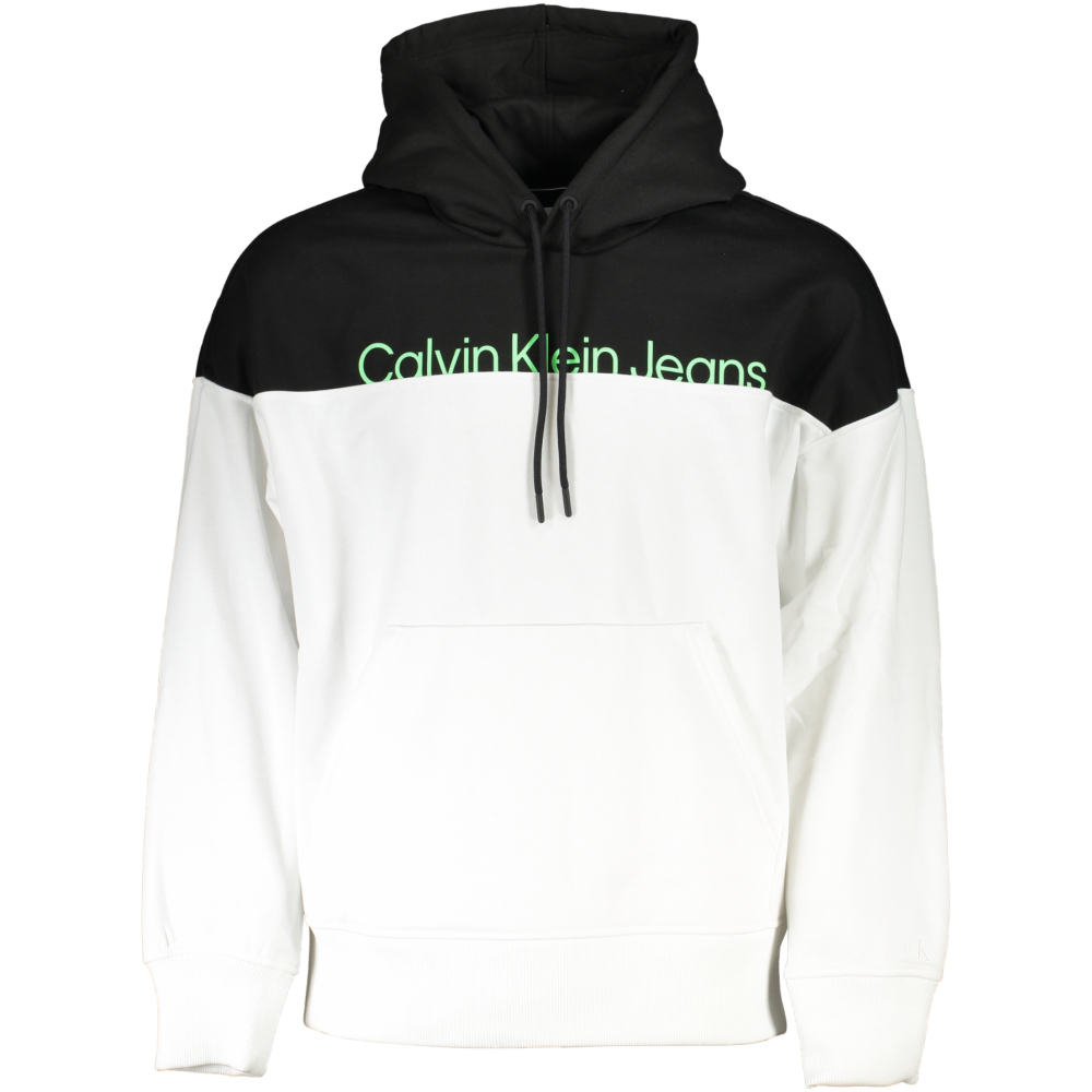 CALVIN KLEIN MEN'S BLACK & WHITE HOODY