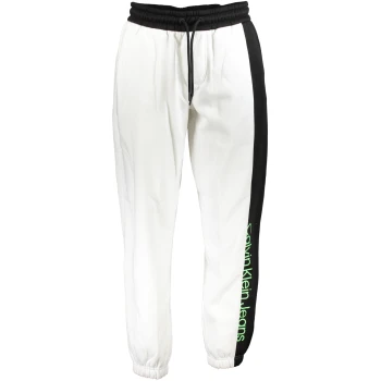 CALVIN KLEIN MEN'S WHITE JOGGERS CALVIN KLEIN MEN'S WHITE JOGGERS