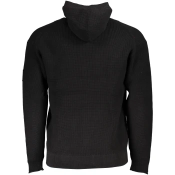 CALVIN KLEIN MEN'S BLACK SWEATER WITH HOOD