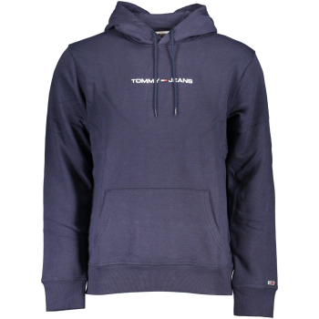 TOMMY HILFIGER MEN'S NAVY BLUE HOODIE