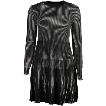 DESIGUAL BLACK WOMEN'S SHORT DRESS