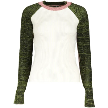 DESIGUAL BLACK AND WHITE WOMEN'S SWEATER DESIGUAL BLACK AND WHITE WOMEN'S SWEATER