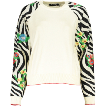 DESIGUAL BLACK WOMEN'S SWEATER