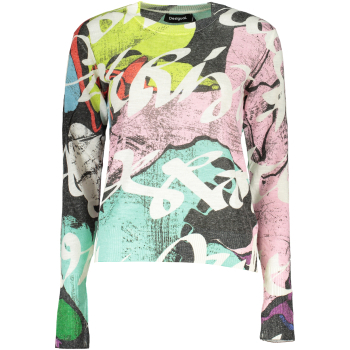 DESIGUAL PINK WOMEN'S SWEATER