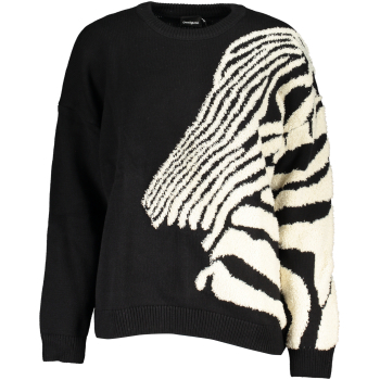 DESIGUAL WHITE WOMEN'S SWEATER