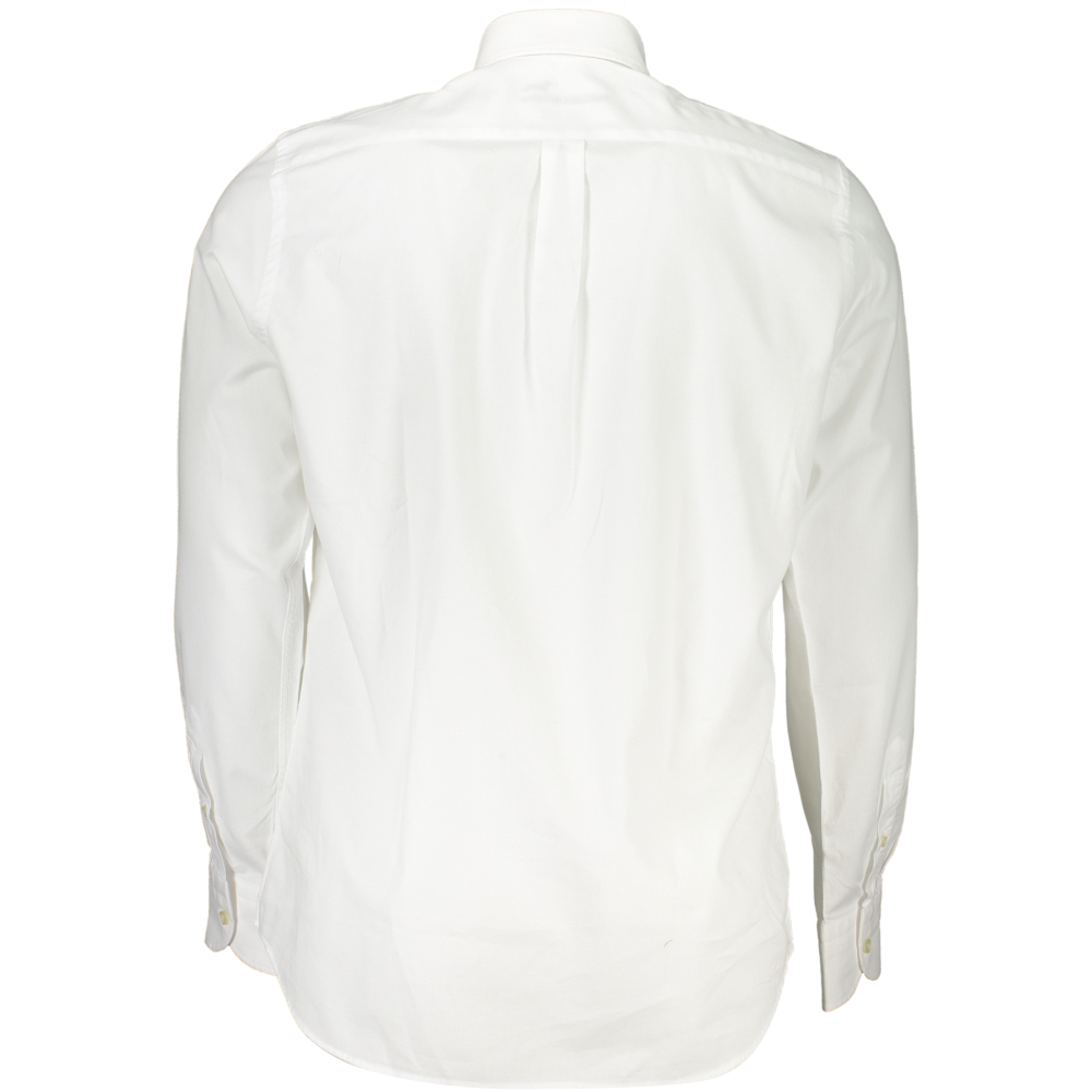 HARMONT & BLAINE MEN'S WHITE ORGANIC COTTON SHIRT