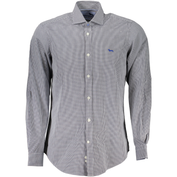 HARMONT & BLAINE MEN'S ORGANIC COTTON BLUE SHIRT