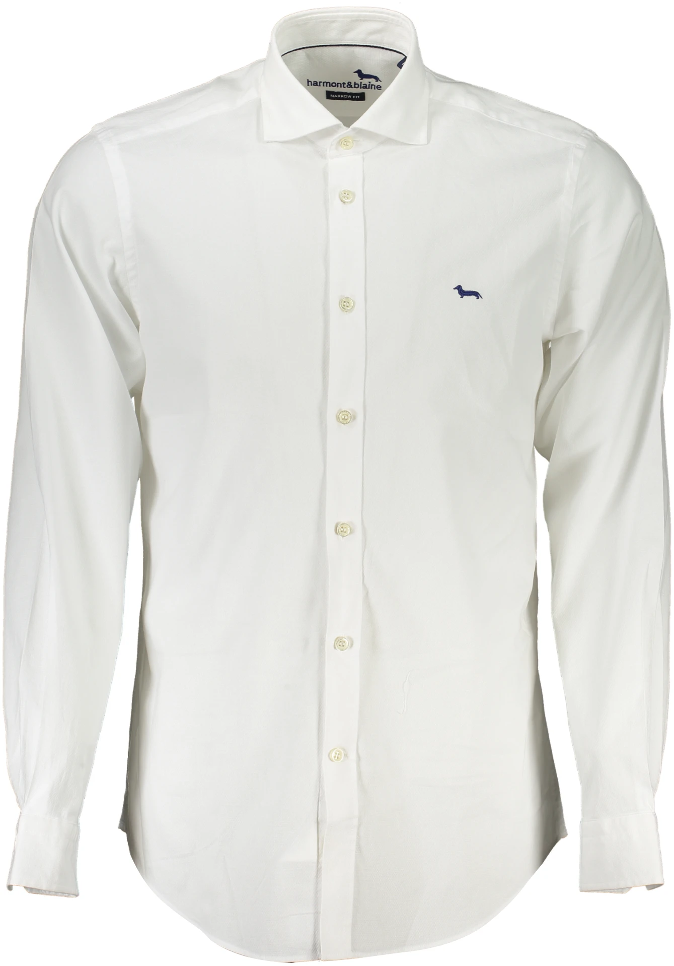 HARMONT & BLAINE MEN'S WHITE SHIRT NARROW FIT HARMONT & BLAINE MEN'S WHITE SHIRT NARROW FIT