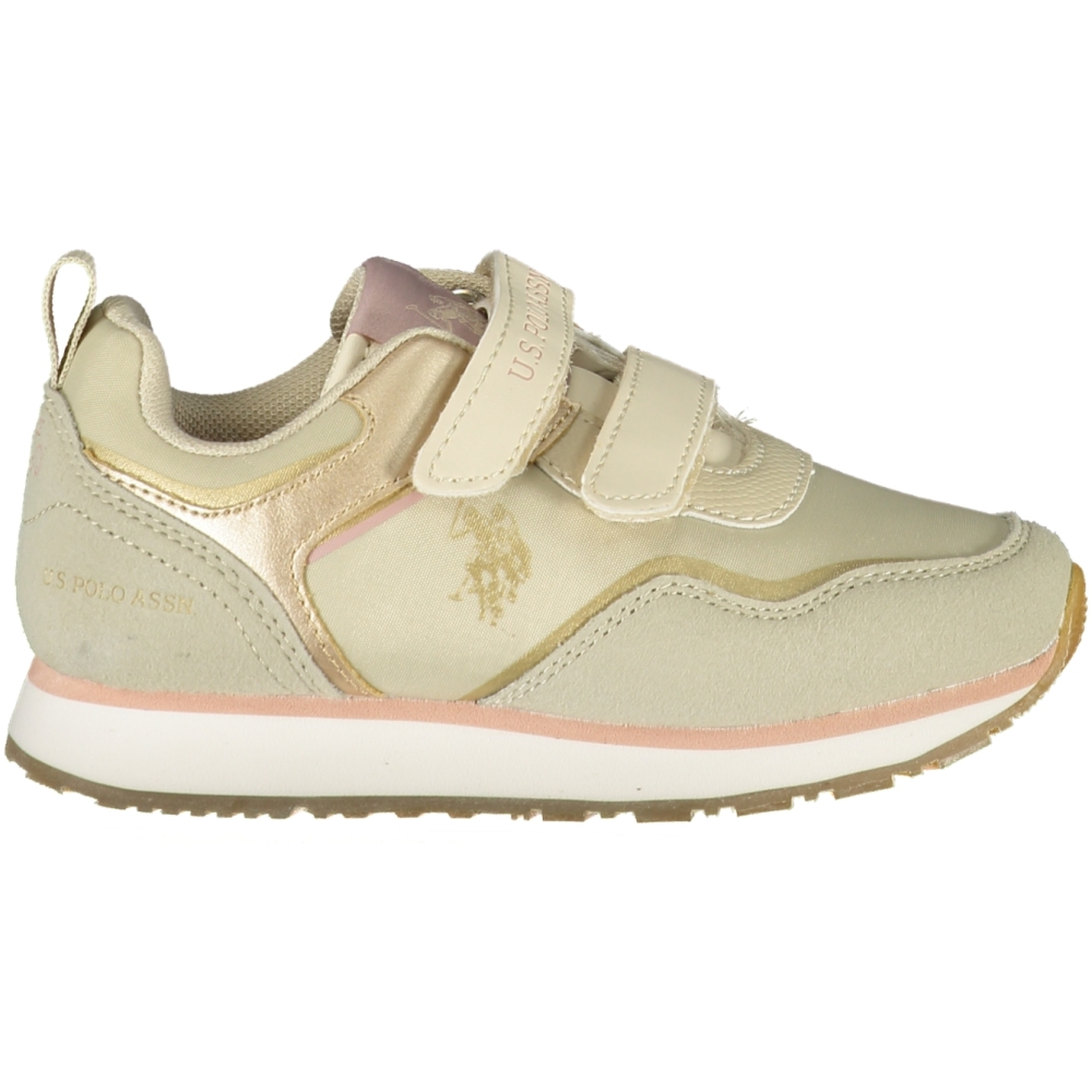 US POLO BEST PRICE NOBIK BEIGE CHILDREN'S SNEAKERS