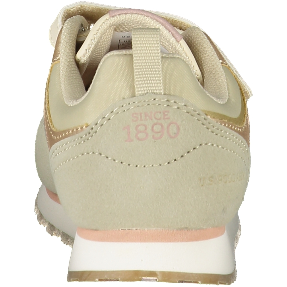 US POLO BEST PRICE NOBIK BEIGE CHILDREN'S SNEAKERS