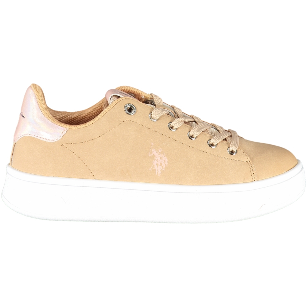 US POLO BEST PRICE BEIGE WOMEN'S SNEAKERS