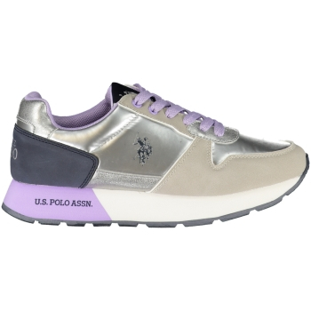 US POLO BEST PRICE SILVER WOMEN'S SNEAKERS