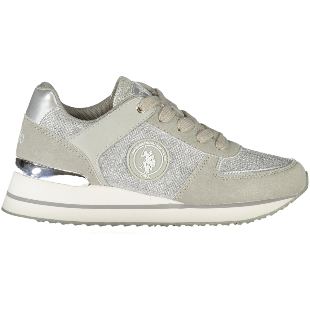 US POLO BEST PRICE SILVER WOMEN'S SNEAKERS