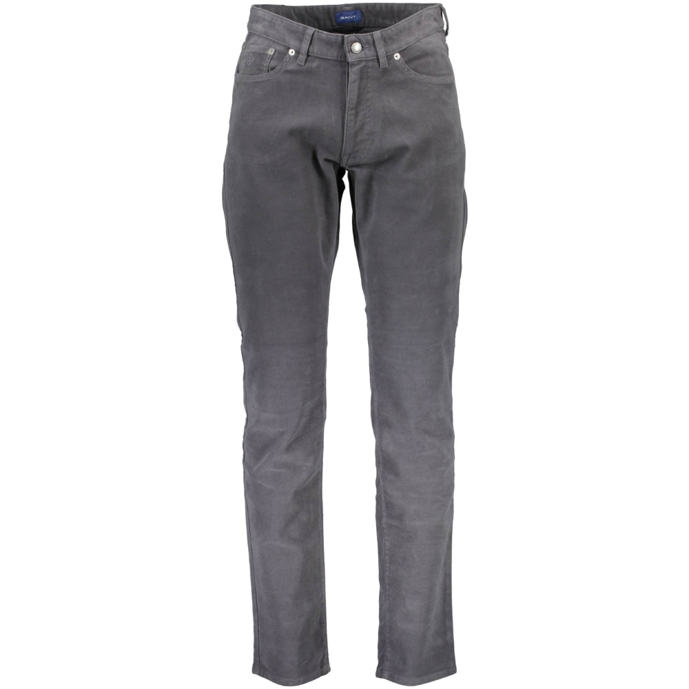 GANT GRAY MEN'S CASUAL TROUSERS