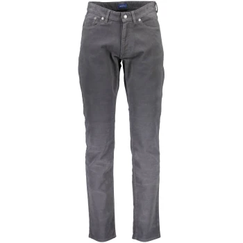 GANT GRAY MEN'S CASUAL TROUSERS
