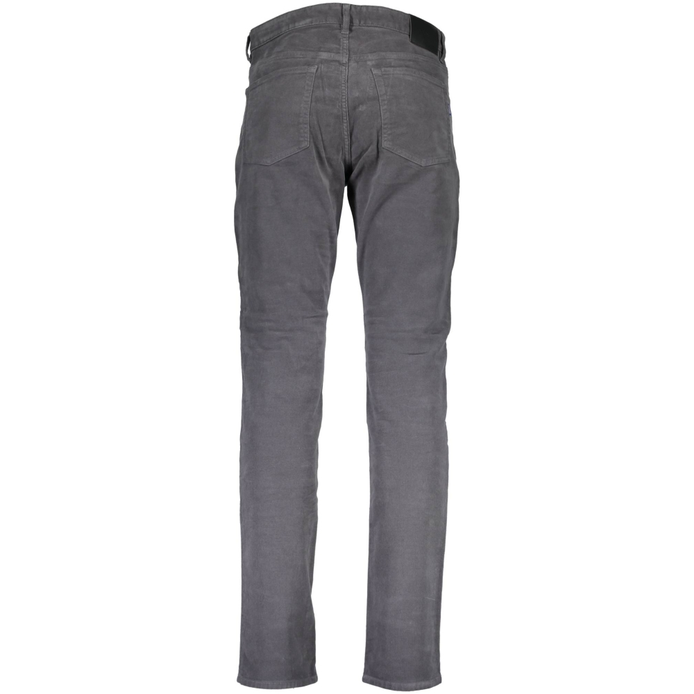 GANT GRAY MEN'S CASUAL TROUSERS