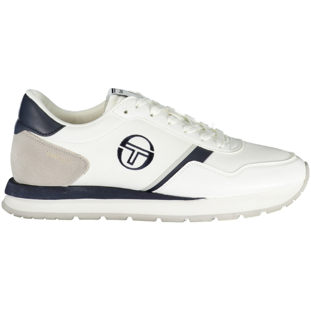 SERGIO TACCHINI WHITE MEN'S SNEAKERS