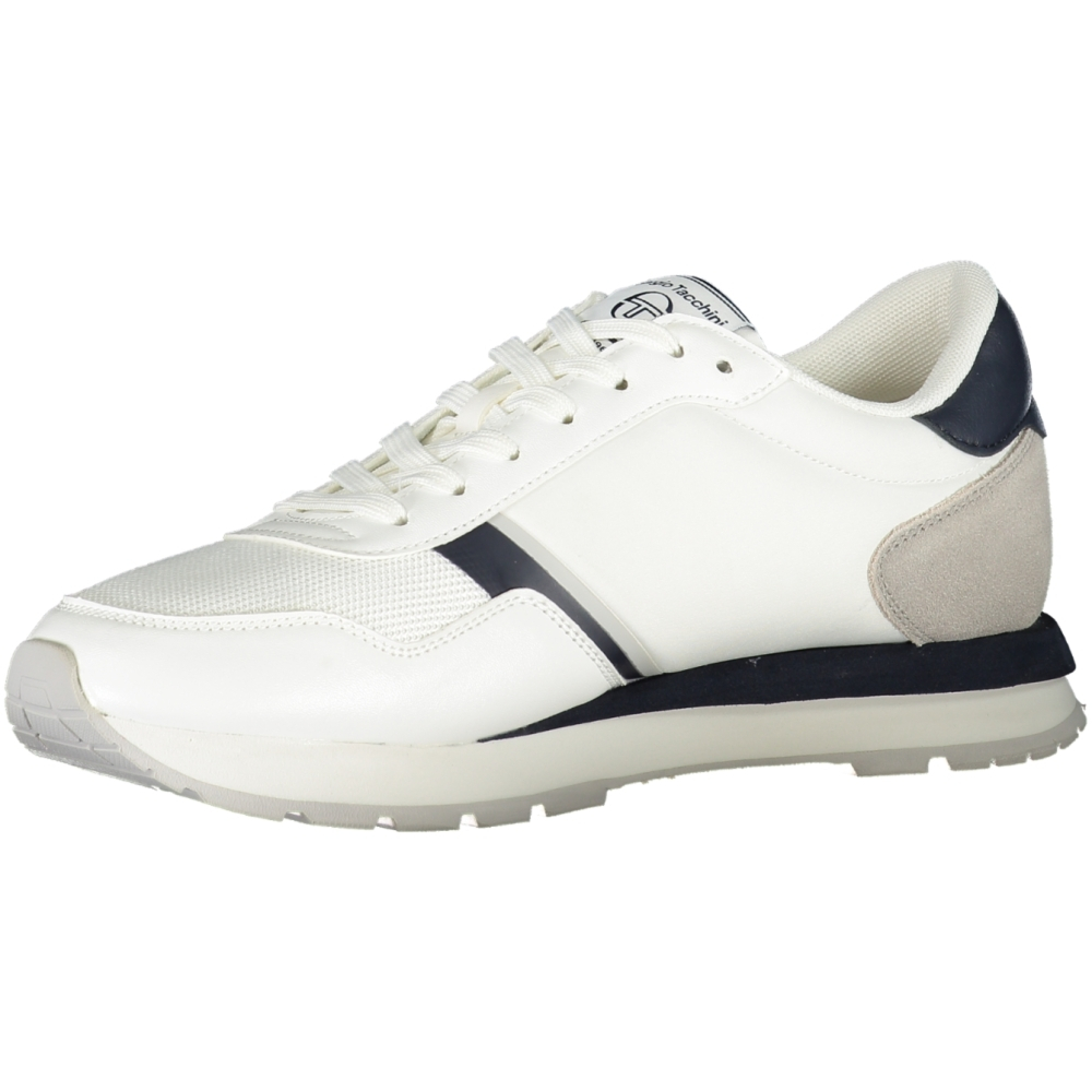 SERGIO TACCHINI WHITE MEN'S SNEAKERS