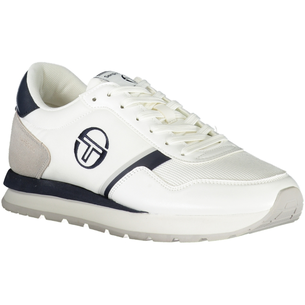 SERGIO TACCHINI WHITE MEN'S SNEAKERS