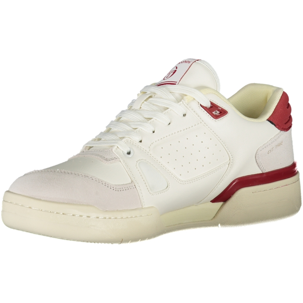 SERGIO TACCHINI WHITE MEN'S SNEAKERS