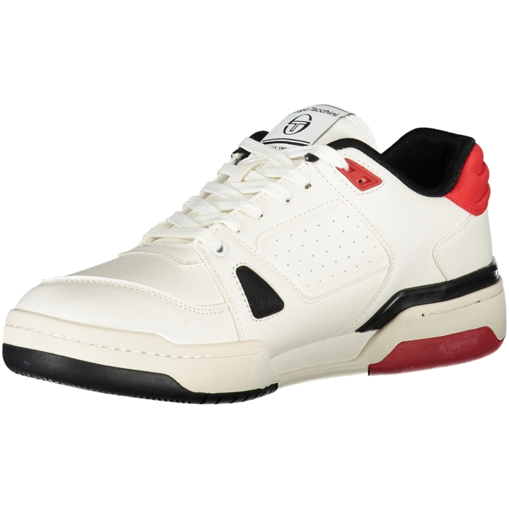 SERGIO TACCHINI WHITE MEN'S SNEAKERS