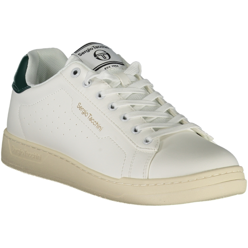 SERGIO TACCHINI WHITE MEN'S SNEAKERS