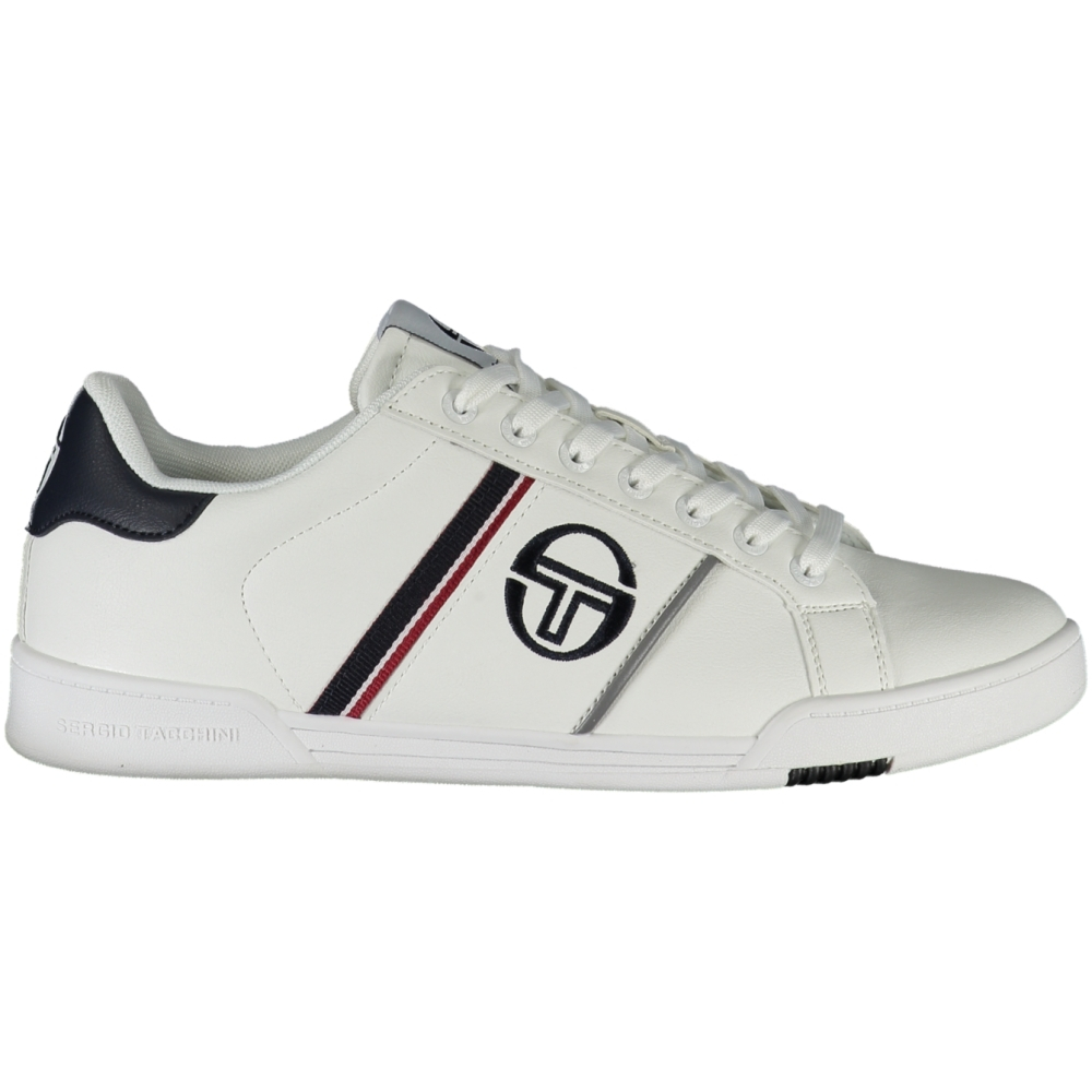 SERGIO TACCHINI WHITE MEN'S SNEAKERS