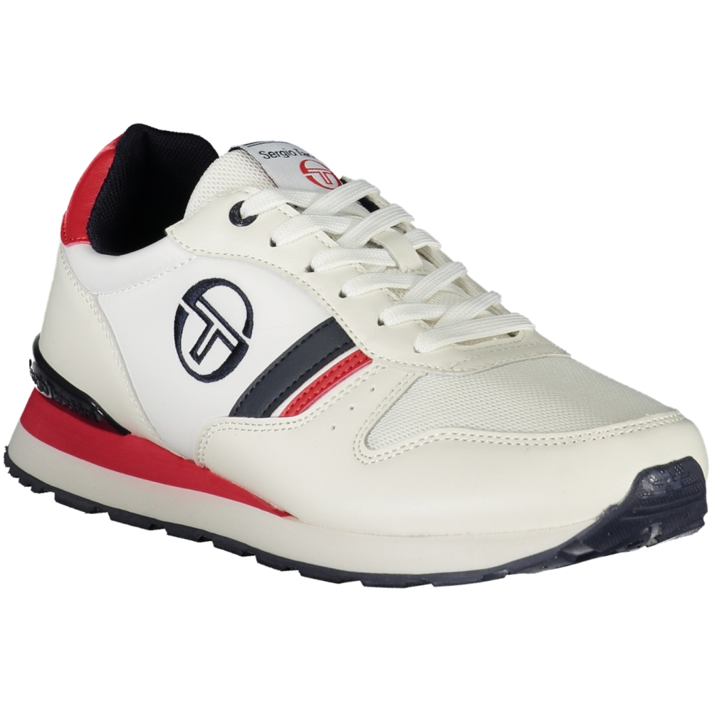 SERGIO TACCHINI WHITE MEN'S SNEAKERS