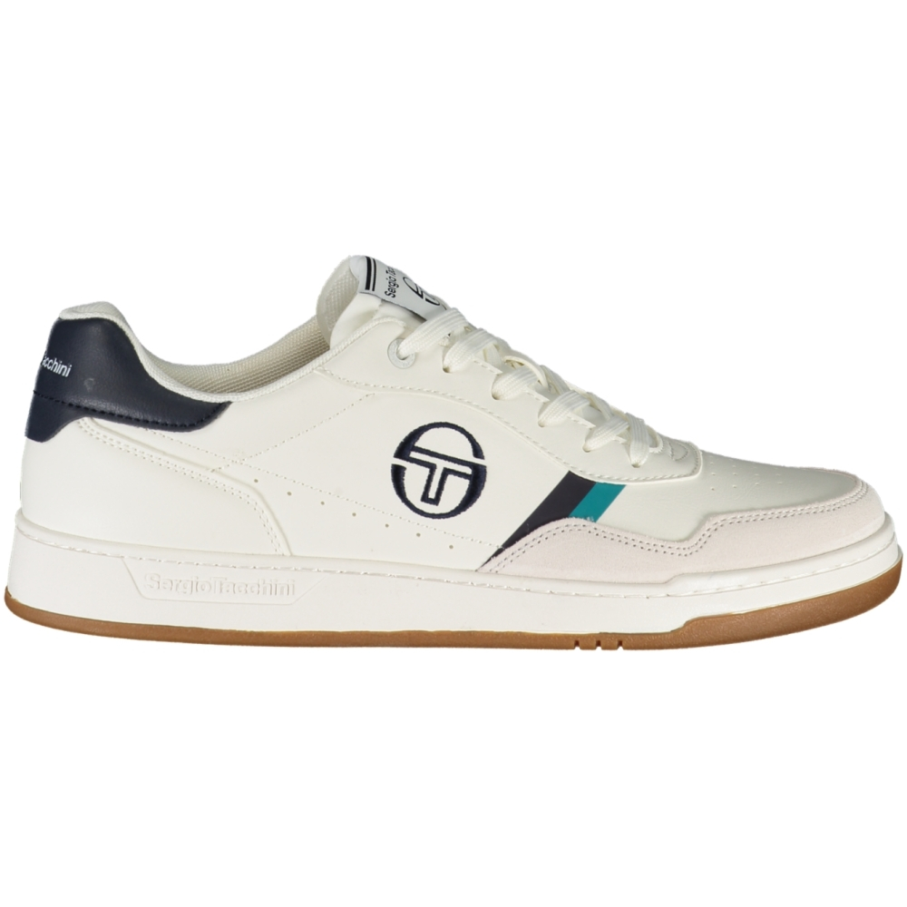 SERGIO TACCHINI WHITE MEN'S SNEAKERS