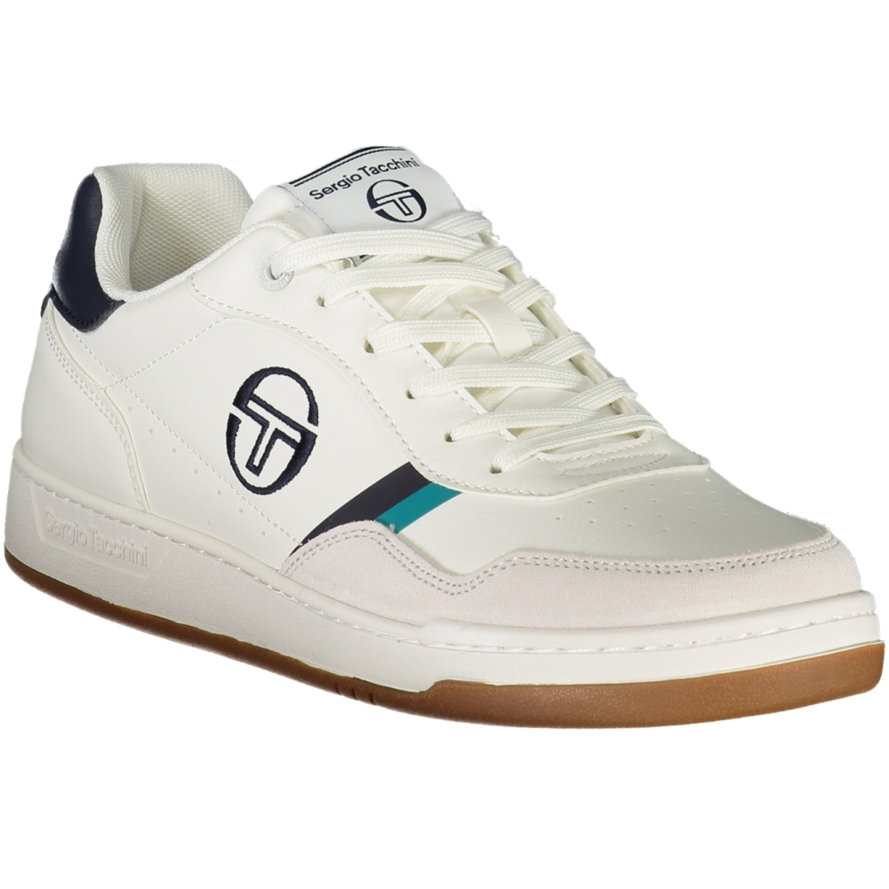 SERGIO TACCHINI WHITE MEN'S SNEAKERS