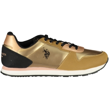 US POLO ASSN. NOBIK GOLD WOMEN'S SNEAKERS