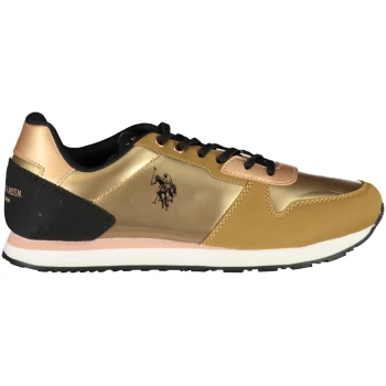 US POLO ASSN. NOBIK GOLD WOMEN'S SNEAKERS US POLO ASSN. NOBIK GOLD WOMEN'S SNEAKERS