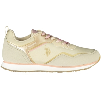 US POLO ASSN. BEIGE WOMEN'S SNEAKERS