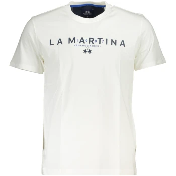 LA MARTINA MEN'S WHITE T-SHIRT