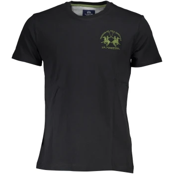 LA MARTINA MEN'S BLACK T-SHIRT
