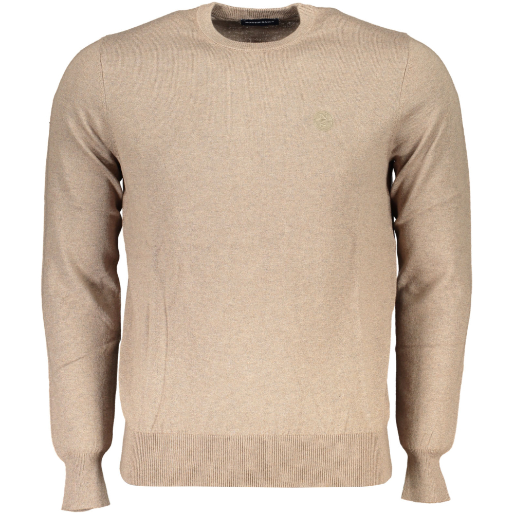 NORTH SAILS BEIGE MEN'S CREW NECK SWEATER