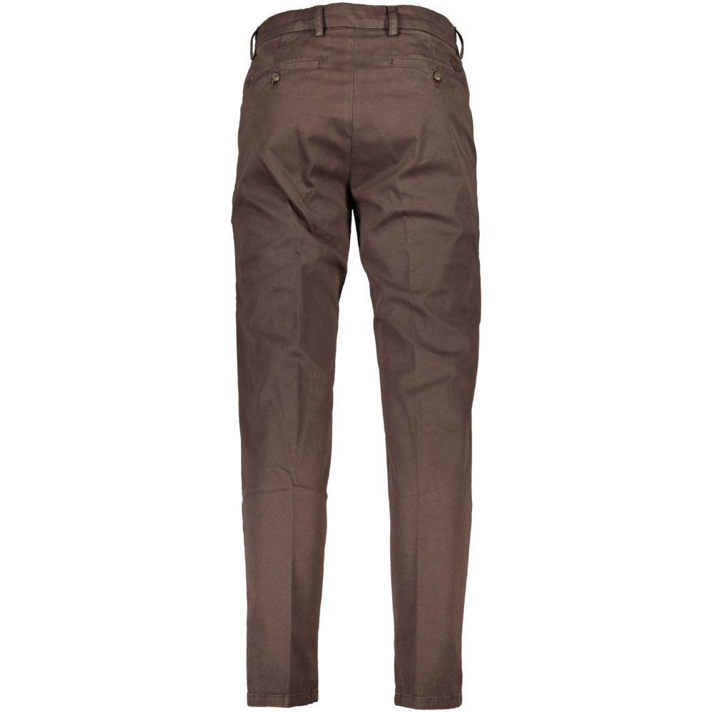 NORTH SAILS BROWN MEN'S TROUSERS SLIM FIT