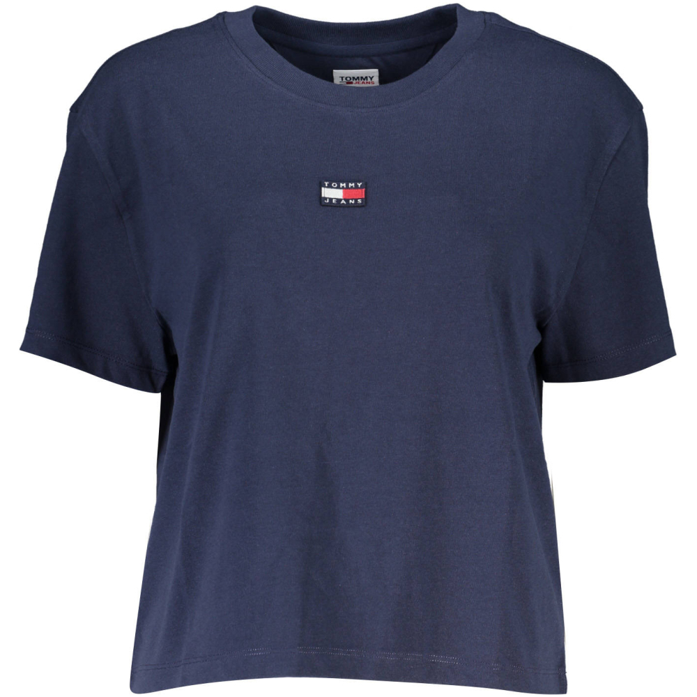 TOMMY HILFIGER WOMEN'S BLUE SHORT SLEEVE T-SHIRT